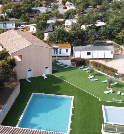 Charmant Et Spacieux Mobil Home Rocbaron Exterior foto